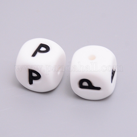 Silicone Beads SIL-WH0002-25B-P-1