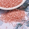 MIYUKI Delica Beads, Cylinder, Japanese Seed Beads, 11/0, (DB0825) Salmon Silk Satin, 1.3x1.6mm, Hole: 0.8mm, about 20000pcs/bag, 100g/bag