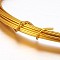 Round Aluminum Craft Wire, for Beading Jewelry Craft Making, Goldenrod, 20 Gauge, 0.8mm, 10m/roll(32.8 Feet/roll)