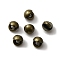 Mini Alloy Shank Buttons, 1-Hole, Mushroom, for DIY Doll Clothes, Antique Bronze, 4x4mm, Hole: 1.2mm