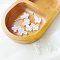 10Pcs Transparent Acrylic Beads, with Glitter Powder, Cross, 16x12mm