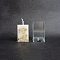 Candle Plastic Molds, for Making Scented Candles, Clear, Rectangle, 60x60x92mm