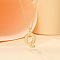 Alloy Textured Initial Pendant Necklaces, Golden, Letter Q, 18.31 inch(46.5cm)