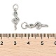 Латунные микро проложить кубического циркония подвески KK-U056-07P-3