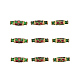 Chinese Style Alloy Enamel Beads X-ENAM-L015-03A-G-1