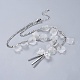 Pétales perles acryliques pendentifs colliers NJEW-JN02415-1