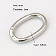 304 Stainless Steel Oval Linking Rings X-STAS-G019-1-3