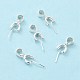 925 Sterling Silver Ice Pick Pinch Bails STER-Z001-122S-02-2