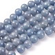 Aventurine bleue naturelle chapelets de perles G-G782-16-1-1