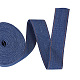 Denim-Band nähen, Bekleidungszubehör, für DIY Bastelhaarspangenzubehör und Nähdekoration, marineblau, 4 cm, 10 m / bag