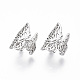 Brass Cuff Earrings EJEW-R114-019P-NF-3