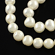 Grade B Natural Cultured Freshwater Pearl Beads Strands PEAR-Q004-02A-1
