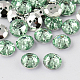 Botones redondos planos del diamante artificial de acrílico de Taiwán de 2-agujero BUTT-F015-11.5mm-21-1