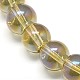 Electroplate Glass Beads Strands X-EGLA-J001-6mm-C05-2