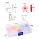 Kit de fabrication de collier pendentif fleur couleur bonbon bricolage DIY-YW0005-24-3