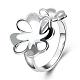 Románticos anillos de dedo de latón con flores de san valentín RJEW-BB00397-02-1
