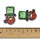 Подвески из дерева с тематикой дня святого патрика WOOD-V002-02A-3