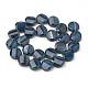 Chapelets de perles en verre opaque de couleur unie X-GLAA-N032-06A-2