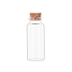 Chgcraft 12pcs 30ml frascos de vidrio transparente botellas tapones de corcho con 30pcs tornillos de ojo DIY-CA0001-16-7