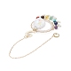Décorations de pendentif en perles de pierres précieuses naturelles HJEW-TA00014-4