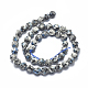 Brins de perles naturelles azurite k2 pierres G-K303-B17-10mm-2