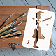 5 Stil Haustier aushöhlen Zeichnung Malschablonen Sets DIY-WH0172-932-3