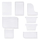 WADORN 2 Sets Acrylic Wallet Template Purse Pattern Stencil Card Holder Handmade Quilting Templates DIY Leather Craft Quilting Sewing Tool TOOL-WR0001-01-1