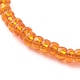 8/0 ensembles de bracelets extensibles en perles de rocaille en verre BJEW-JB06412-6