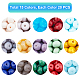 Perlas de vidrio de color sólido opaco pandahall elite GLAA-PH0001-07-5