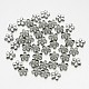 Back Plated Faceted Flower Taiwan Acrylic Rhinestone Beads ACRT-M05-8-09-1