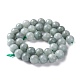 Natürliche weiße Jade Nachahmung birmanischen Jade Perlen Stränge G-I299-F09-10mm-2