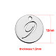 201 Stainless Steel Charms STAS-Q201-T087-9-2