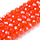 Chapelets de perles en verre électroplaqué&nbsp;EGLA-A034-P2mm-A27-1