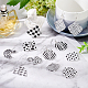 SUPERFINDINGS 20Pcs 10 Style Mixed Pattern Opaque Acrylic Pendants SACR-FH0001-08-2