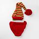 Costume de bonnet de bébé en crochet AJEW-R030-63-2