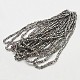 Half Plated Faceted Rondelle Electroplate Glass Beads Strands X-EGLA-D020-8x5mm-21-2