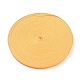 綿ツイルテープリボン  ヘリンボーンリボン  裁縫用  ゴールド  3/8インチ（10mm）  約50ヤード/ロール OCOR-TAC0005-05E-2