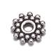 Snowflake Tibetan Style Antique Silver Spacer Beads AA119-1
