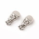 Alloy Clip-on Earring Findings PALLOY-M208-03P-2
