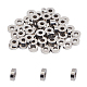UNICRAFTALE 150pcs 7mm Flat Round Spacer Beads Stainless Steel Loose Beads Small Hole Spacer Beads Smooth Surface Beads Finding for DIY Bracelet Necklace Jewelry Making STAS-UN0005-20-1