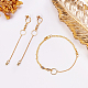 Fabrication de boucles d'oreilles et de bracelets sunnyclue DIY DIY-SC0004-22G-5