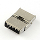 Smooth Surface 201 Stainless Steel Watch Band Clasps X-STAS-R063-81-3