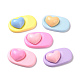 Cute Opaque Resin Cabochons RESI-L037-04-1