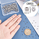 UNICRAFTALE About 200pcs 3mm Rondelle Spacer Beads Stainless Steel Loose Beads 1.5mm Hole Bead Finding Metal Bead for DIY Bracelets Necklaces Jewelry Making STAS-UN0009-02P-2