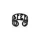 (продажа фабрики ювелирных изделий) мужские железные кольца на запястье RJEW-N029-069-2