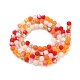 Electroplate Glass Beads Strands EGLA-P048-A04-2