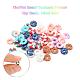 1280Pcs 8 Colors Handmade Polymer Clay Beads CLAY-YW0001-15D-4