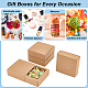 Kraft Paper Storage Gift Drawer Boxes CON-WH0095-56D-6