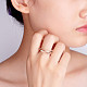 Shegrace 925 anillos de dedo de plata esterlina tailandesa JR804A-4