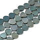 Стеклянные бусины с гальваническим покрытием  EGLA-N006-080-B01-1